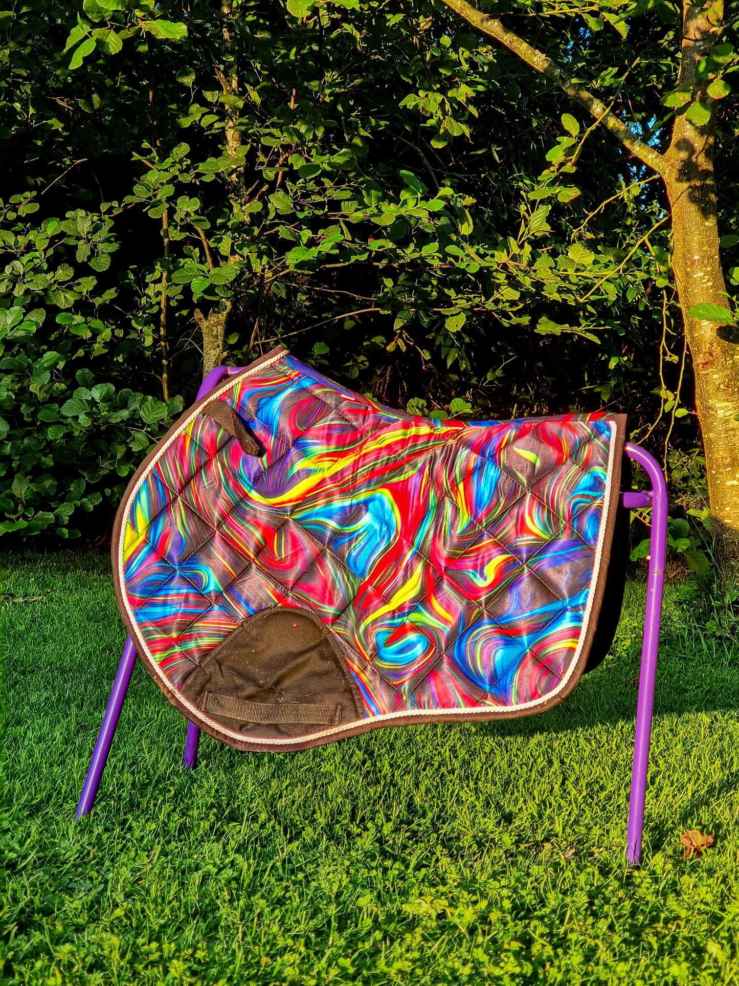 Peacock Saddle Pad
