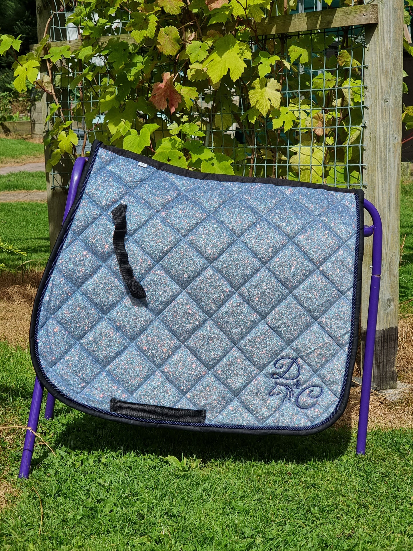 Ken Blue Glitter Saddle Pad