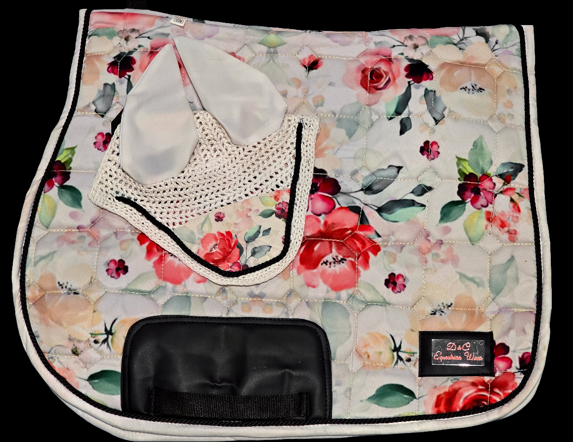 Vintage Garden Saddle Pad