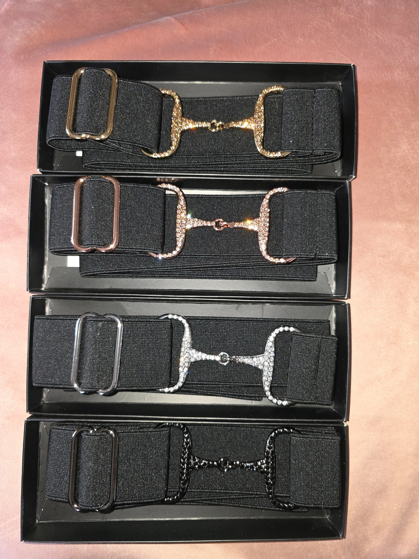 Nova Crystal Snaffle Belt