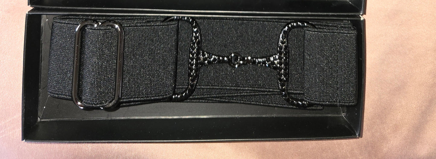 Nova Crystal Snaffle Belt