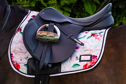 Vintage Garden Saddle Pad